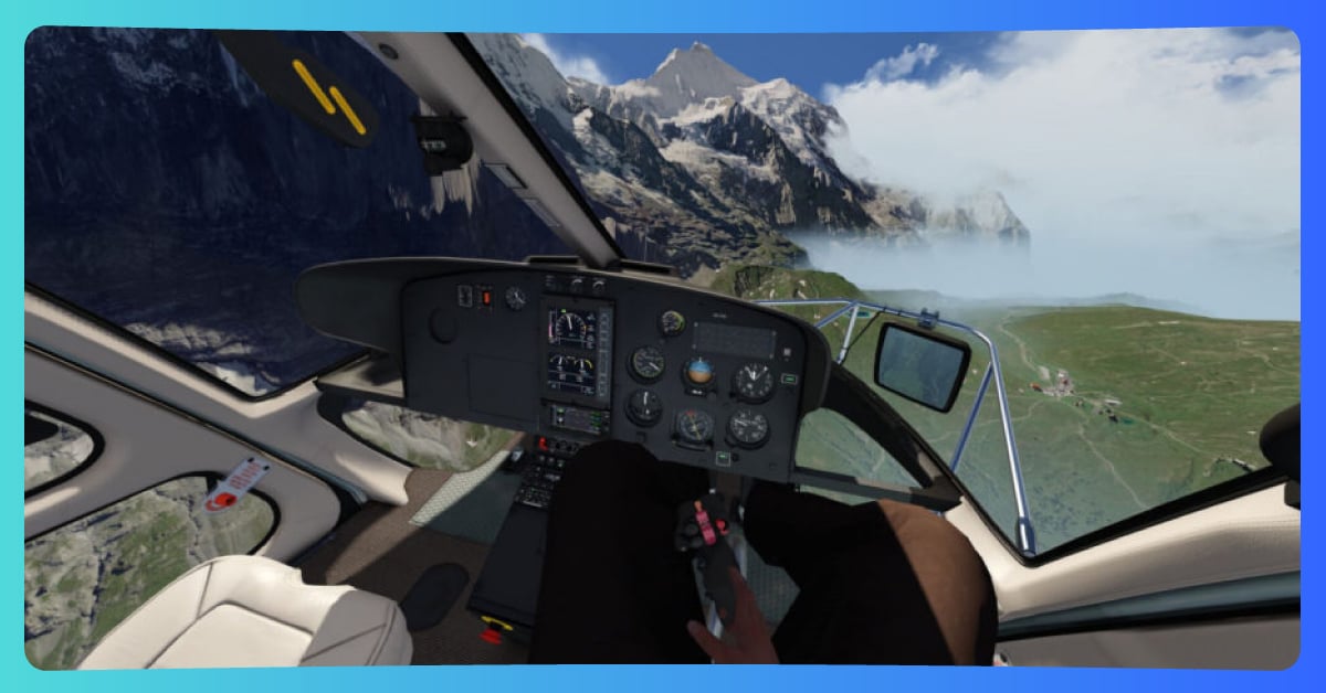 Aprende a pilotear un Airbus H125 con Realidad Virtual