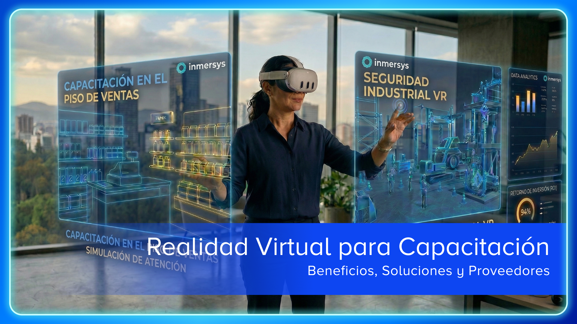 Realidad Virtual para Capacitación: Beneficios, Soluciones y Proveedores