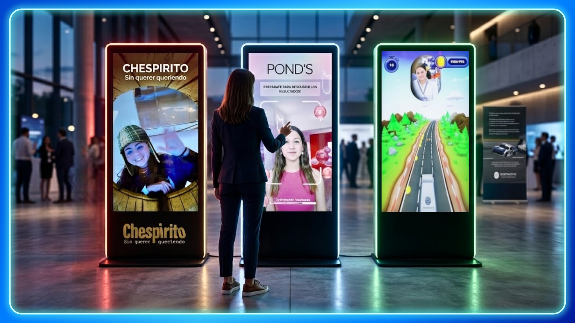 Pantallas táctiles interactivas: El nuevo imán de atención en eventos y retail